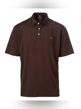 Roost Chocolate Solid Polo Shirt